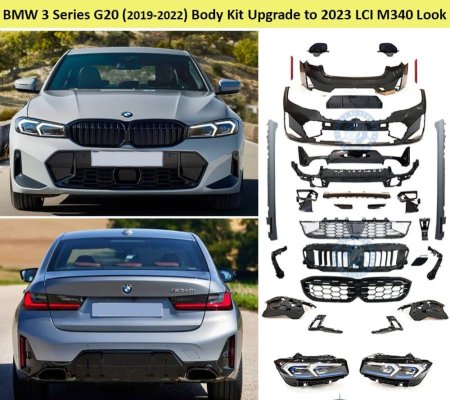 طقم طبونات BMW G20 2020 شكل الـ  2024